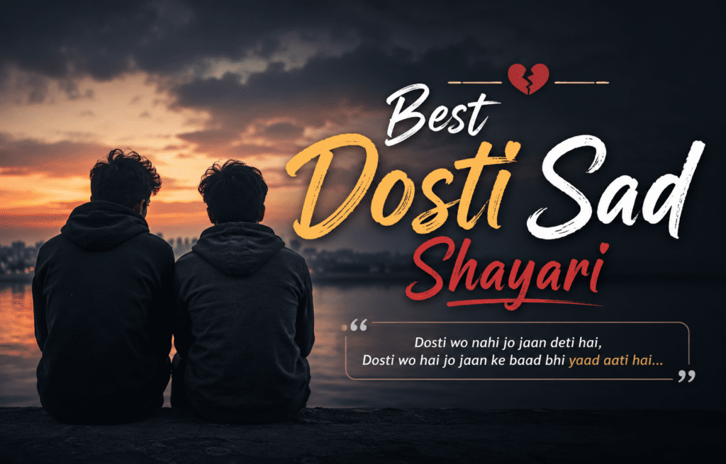 Best Dosti Sad Shayari