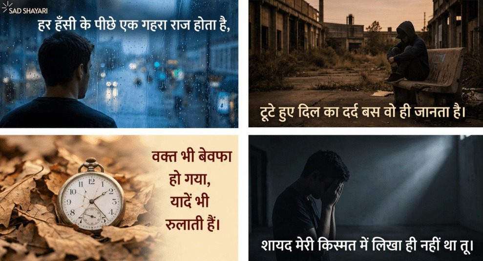 Sad Shayari for Boys