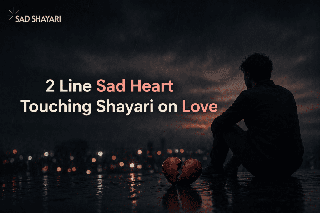 Sad Shayari 2 Line Heart Touching