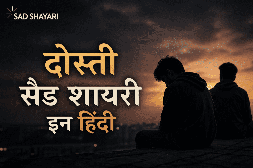 Dosti Sad Shayari