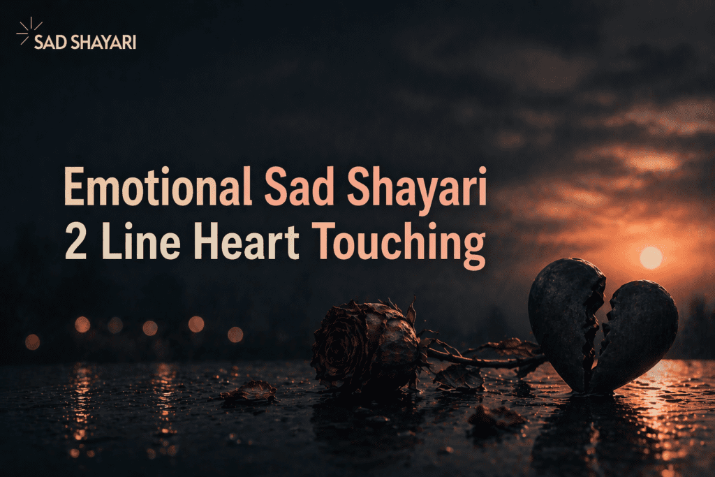 Sad Shayari 2 Line Heart Touching