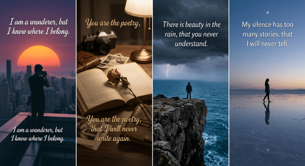 Instagram Shayari in English For Bio