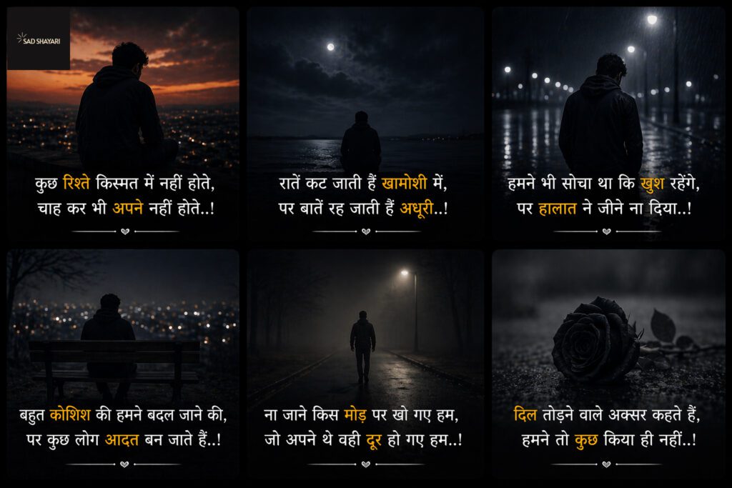 Sad Status in Hindi