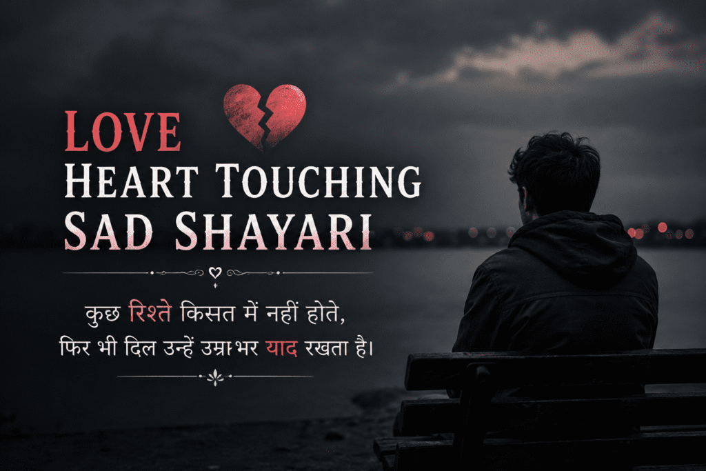 heart touching sad shayari in hindi