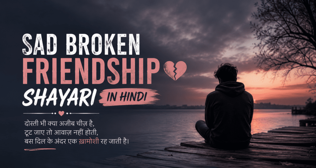 friendship sad shayari in hindi
