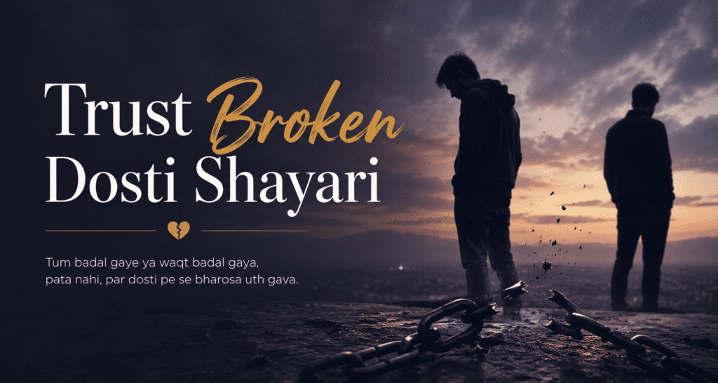 friendship sad shayari in hindi