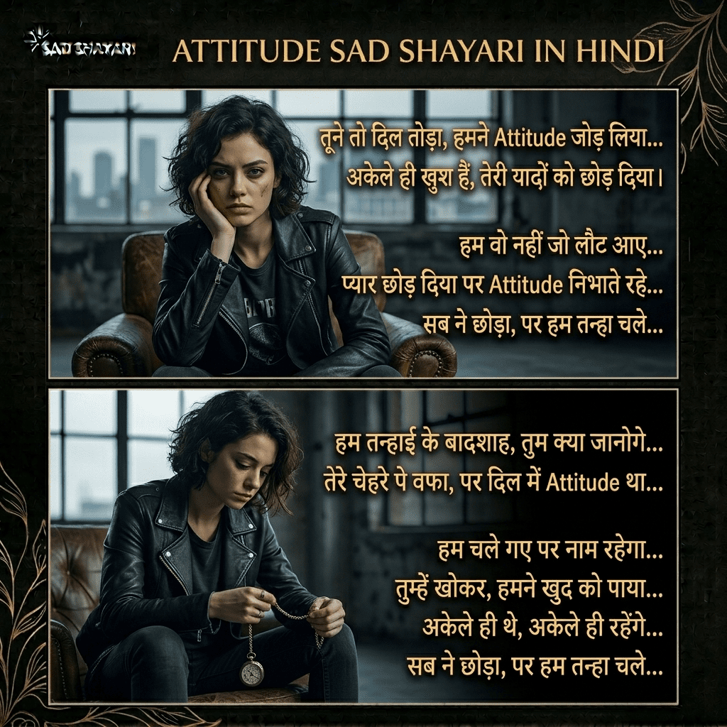Attitude Sad Shayari
