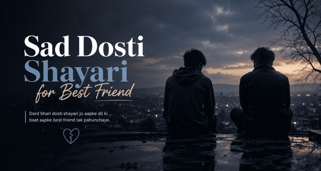 Friendship Sad Shayari in Hindi