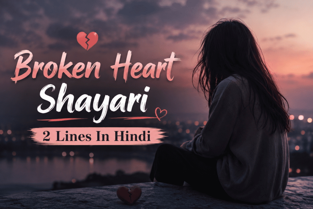 Broken Heart Sad Shayari in Hindi
