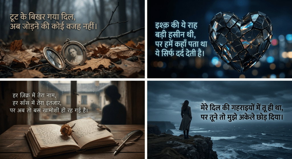 Broken Heart Sad Shayari in Hindi