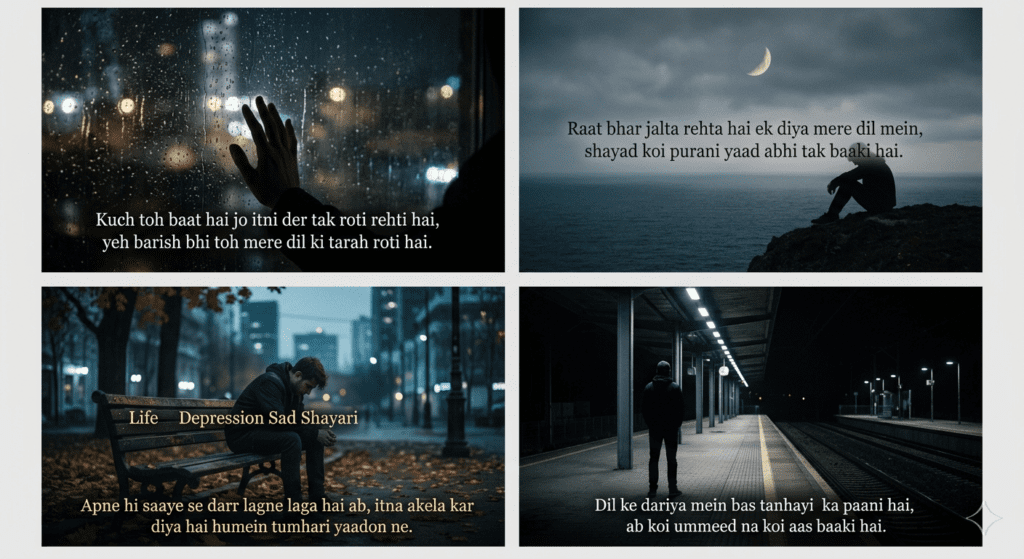 Life Depression Sad Shayari