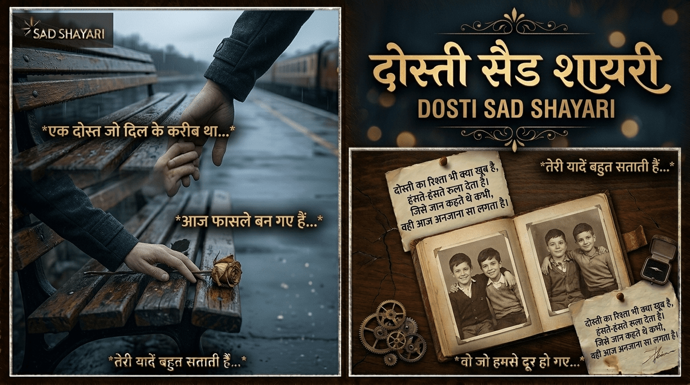 Dosti Sad Shayari