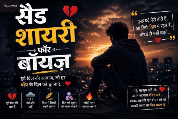 Sad shayari for boys