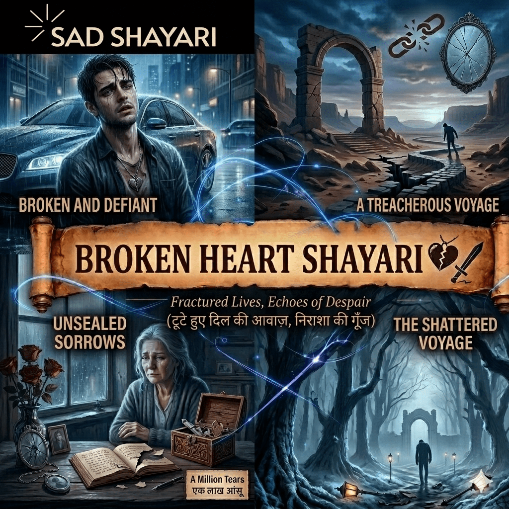 Broken Heart Sad Shayari in Hindi