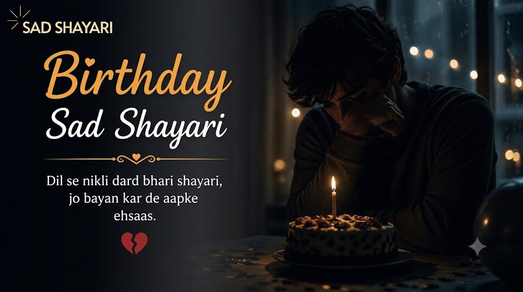 Birthday sad shayari